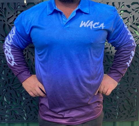 PRE-ORDER - MENS - Blue OG Fishing polo