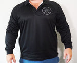 PRE-ORDER - MENS - OG Black Fishing polo