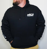Premium Black Hooded Jumper - Beach Camp